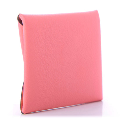 Hermes Evercolor Bastia Coin Purse Rose Azalee 3 of 10