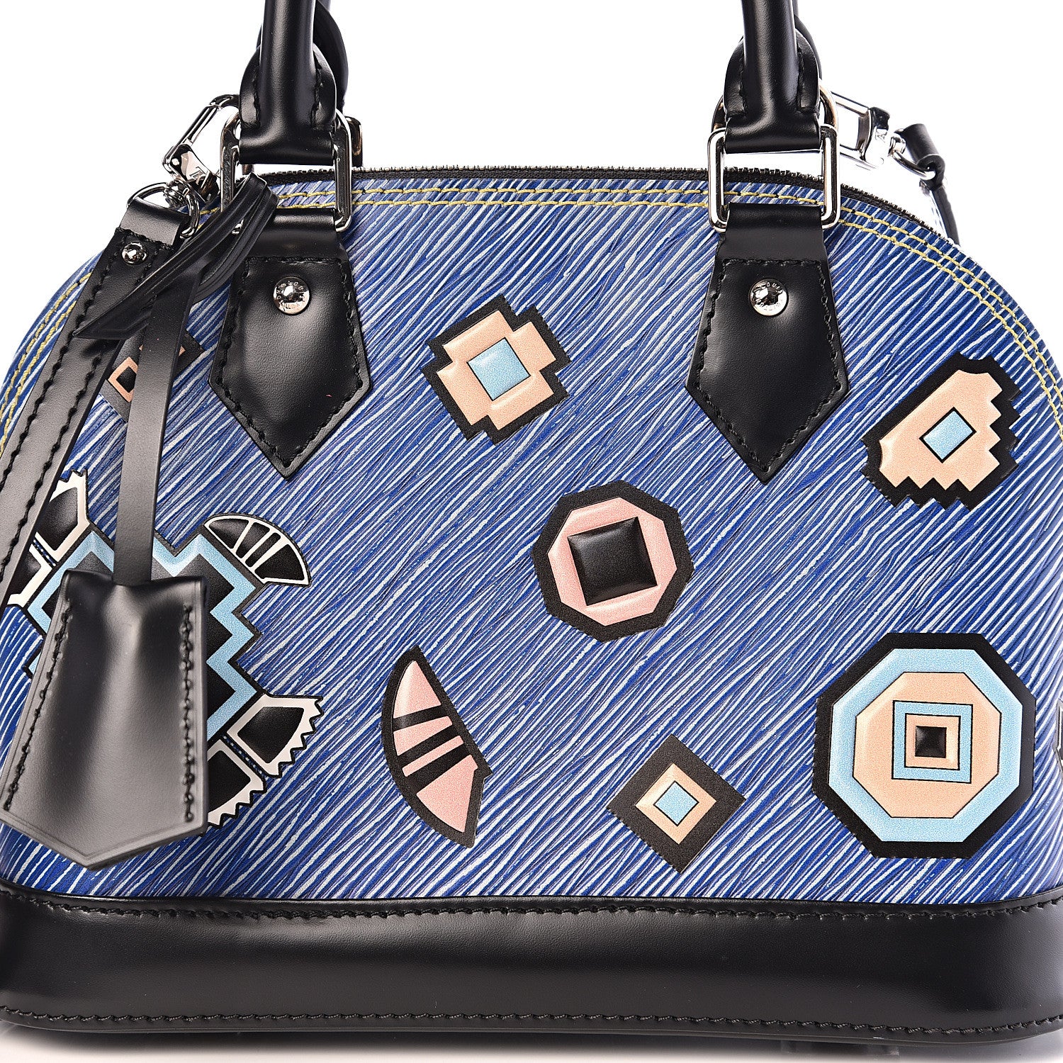 Louis Vuitton Epi Azteque Alma BB Denim Light 9 of 10