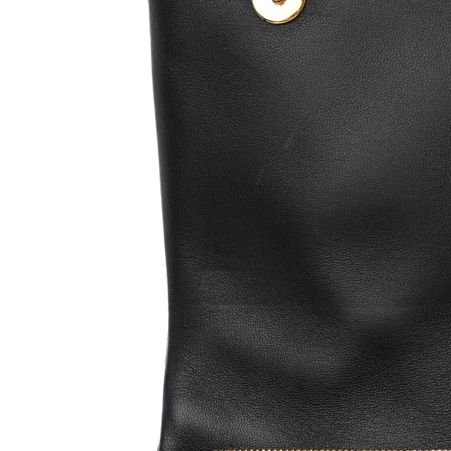 Lambskin Embossed Monogram Pochette Coussin Black