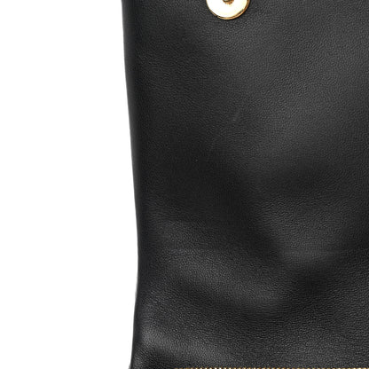 Louis Vuitton Lambskin Embossed Monogram Pochette Coussin Black 10 of 15