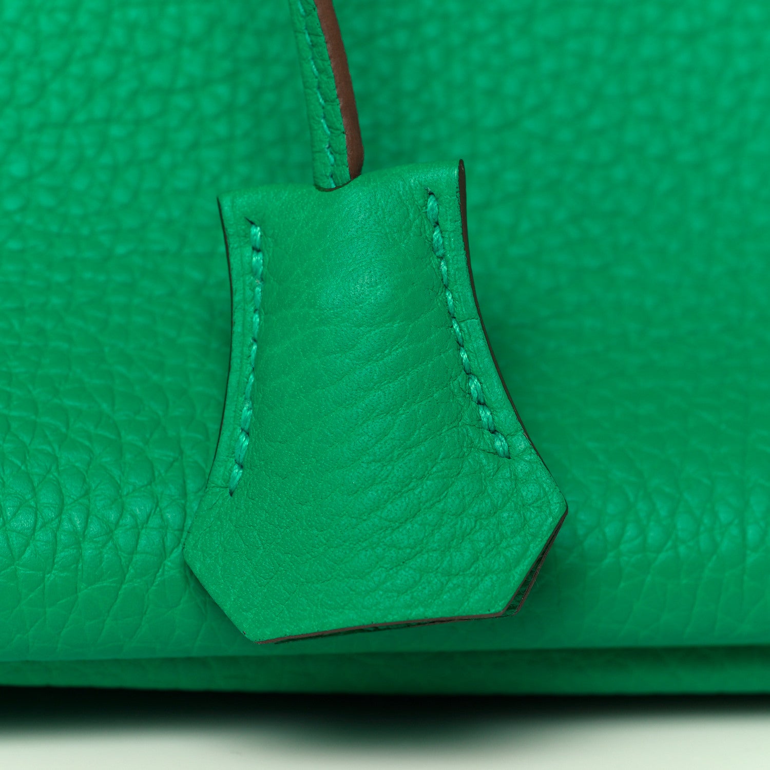 Hermes Taurillon Clemence Birkin 35 Menthe 32 of 34