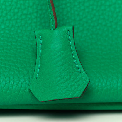 Hermes Taurillon Clemence Birkin 35 Menthe 32 of 34