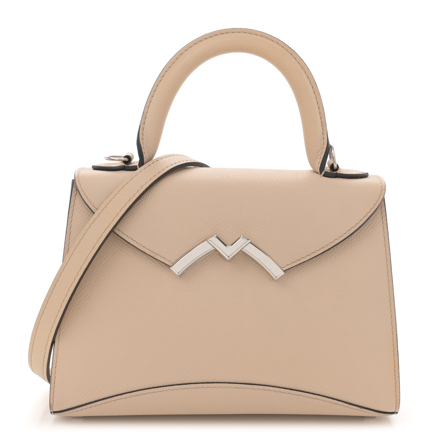 Moynat Carat Calfskin Gabrielle BB Powder 1 of 11