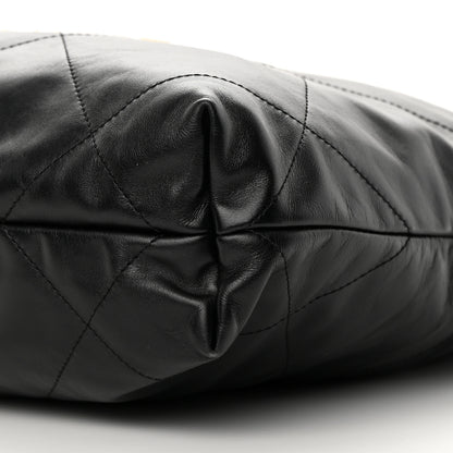 Chanel Calfskin Quilted Small Chanel 22 Black 11 of 11