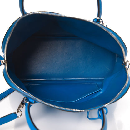 Hermes Taurillon Clemence Bolide 35 Bleu Hydra 5 of 8