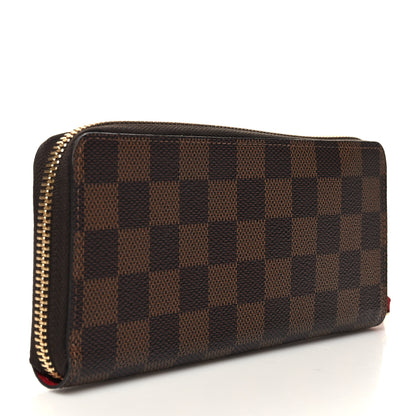Louis Vuitton Damier Ebene Clemence Wallet Cherry 3 of 8