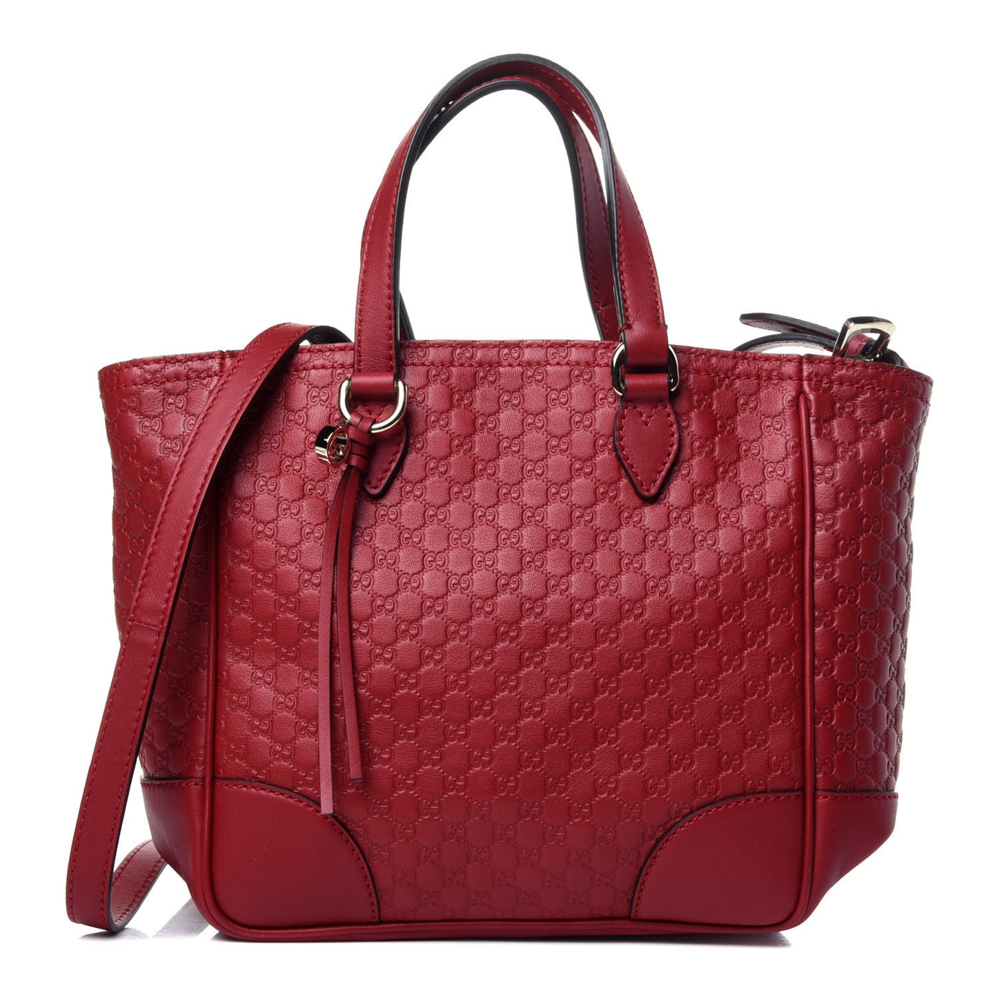Microguccissima Small Bree Tote Red