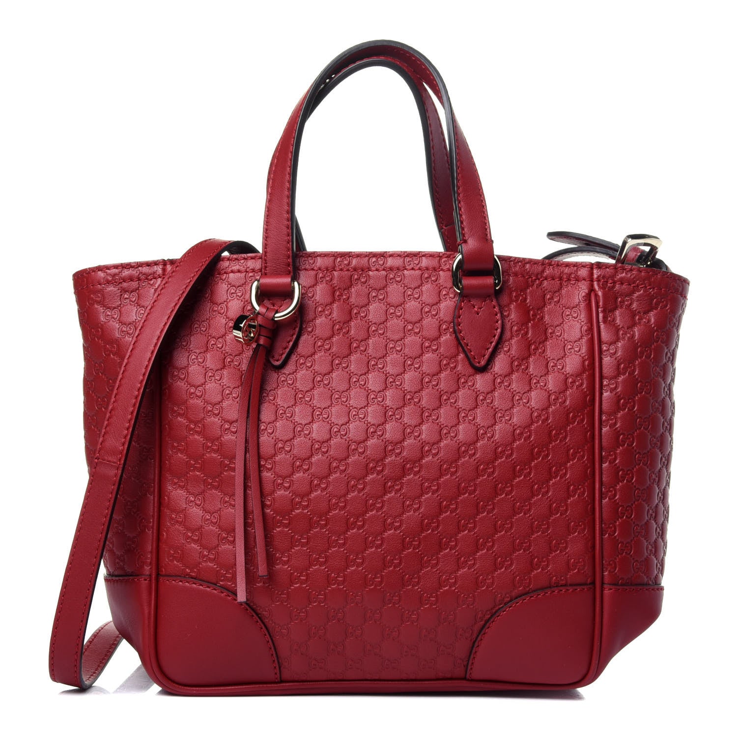 Gucci Microguccissima Small Bree Tote Red 1 of 11