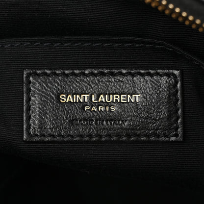 Saint Laurent Calfskin Matelasse Monogram Lou Camera Bag Black 6 of 11
