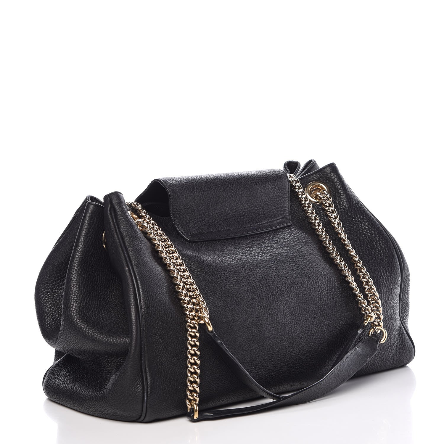 Gucci Calfskin Medium Emily Shoulder Bag Black 3 of 16