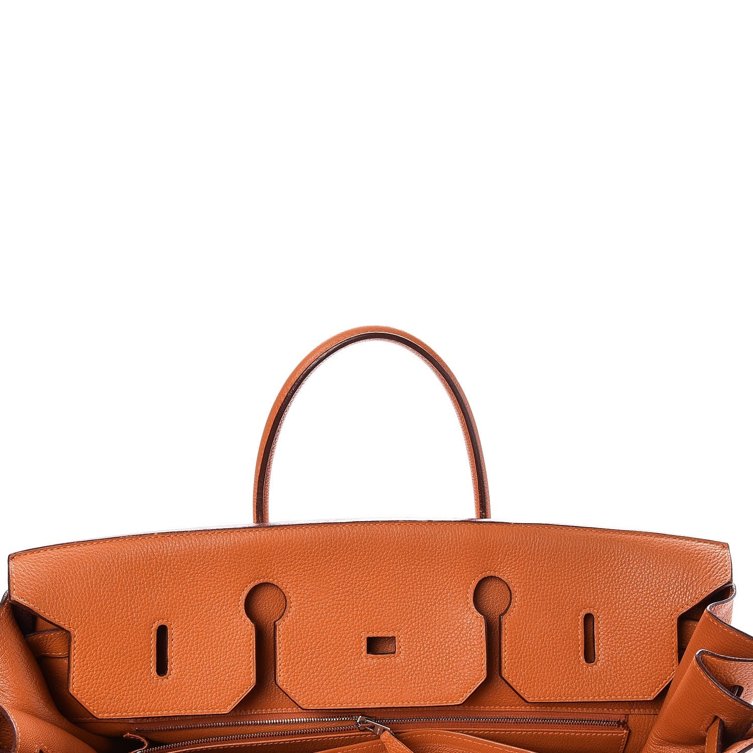 Hermes Taurillon Clemence Birkin 40 Orange 24 of 39