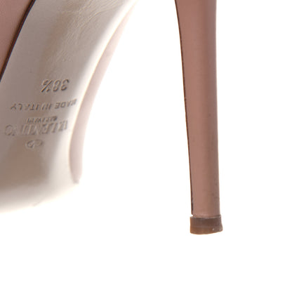 Valentino Garavani Nappa Rockstud 100mm Pumps 38.5 Soft Noisette Poudre 14 of 15