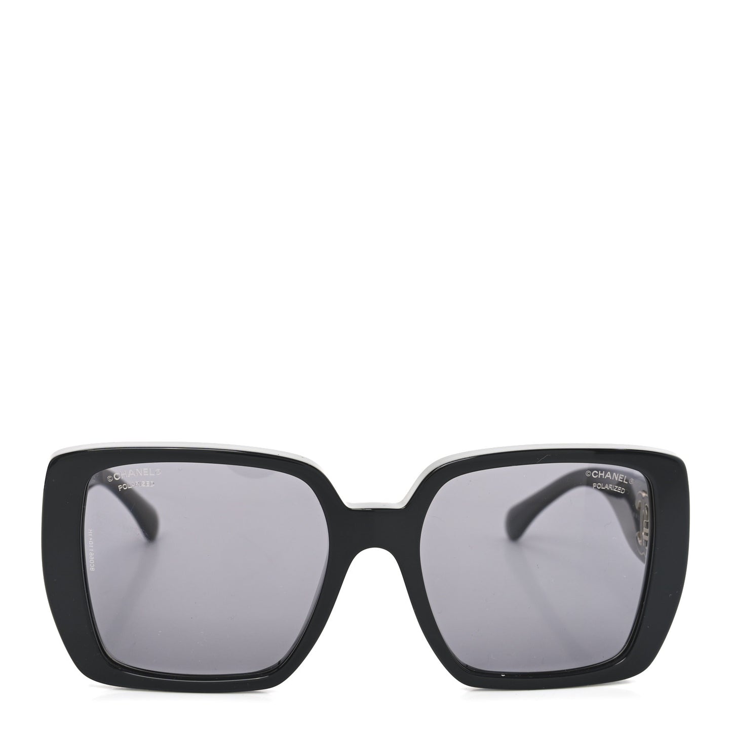 Acetate CC Square Sunglasses 5541 Black