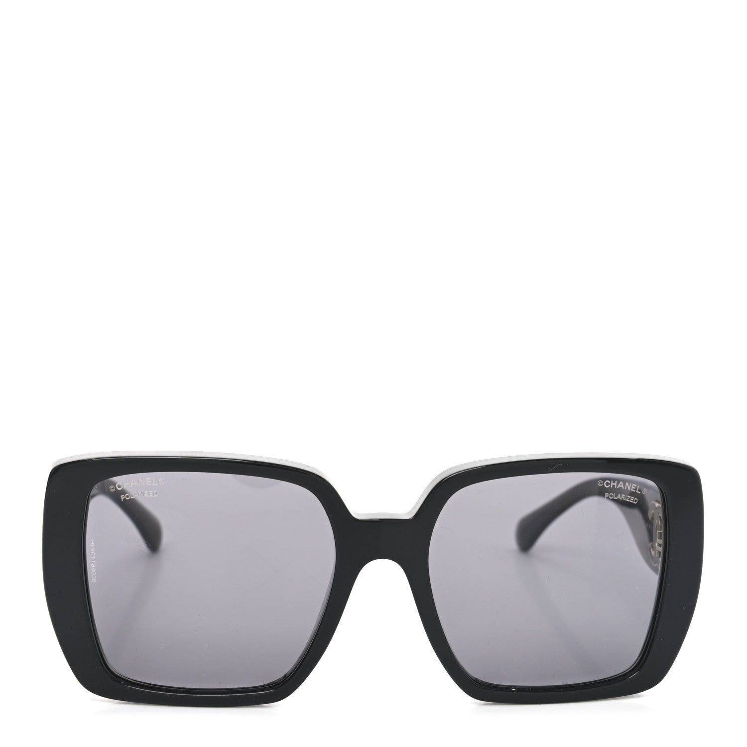 Chanel Acetate CC Square Sunglasses 5541 Black 2 of 7