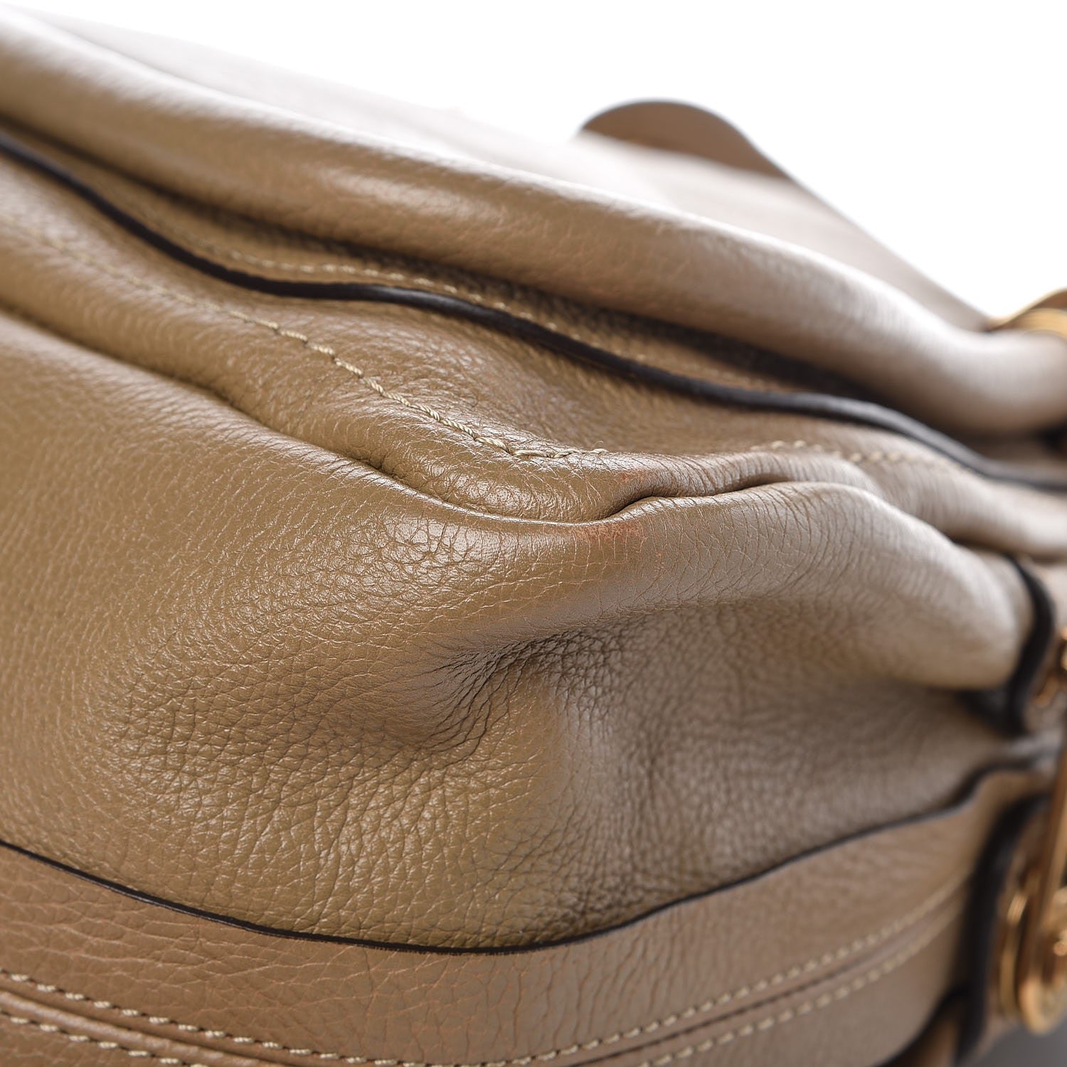 Chloe Calfskin Medium Paraty Barbour Khaki 13 of 13