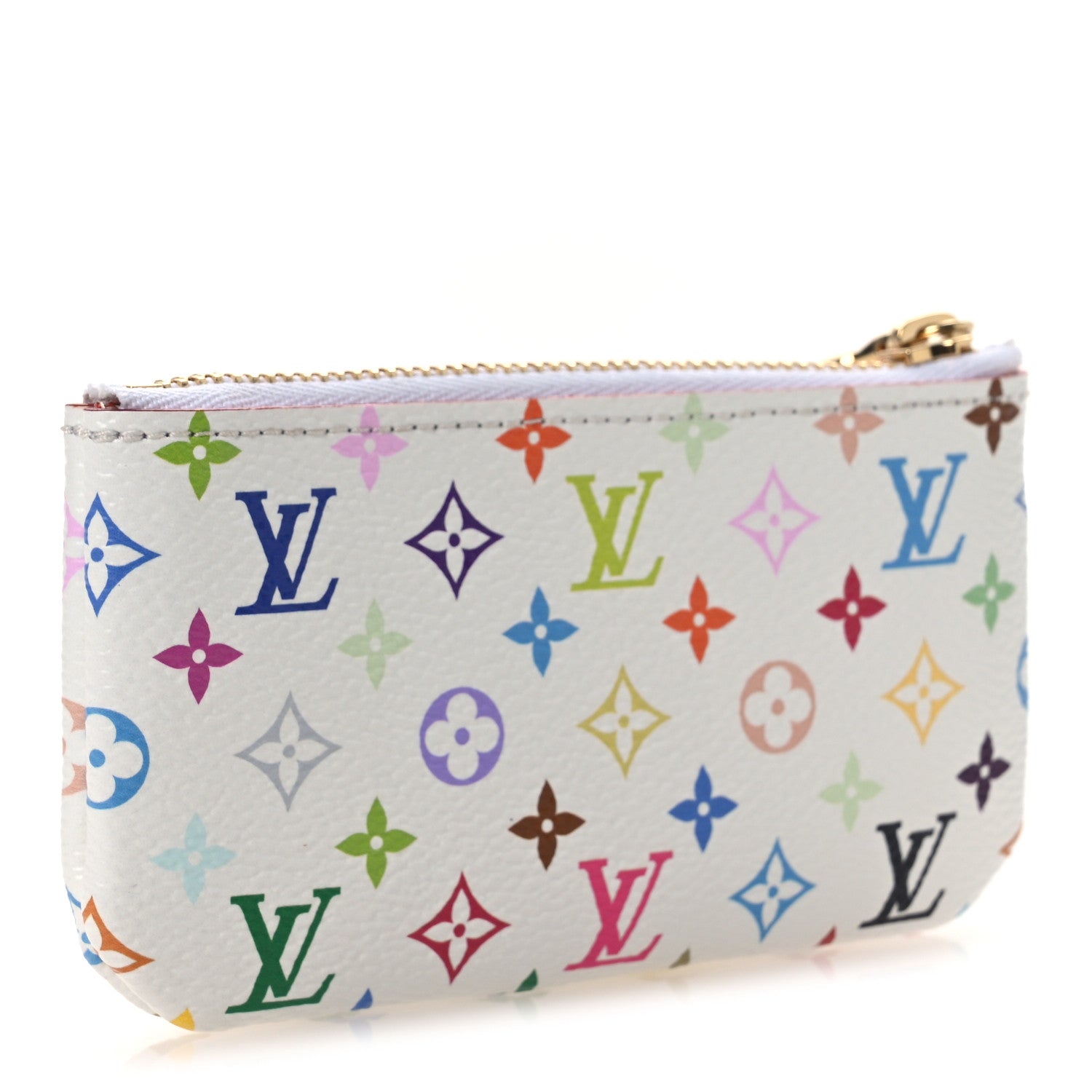 Louis Vuitton LV X TM Monogram Multicolor Key Pouch White 4 of 9