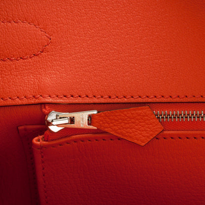 Hermes Togo Birkin 35 Orange Poppy 12 of 24