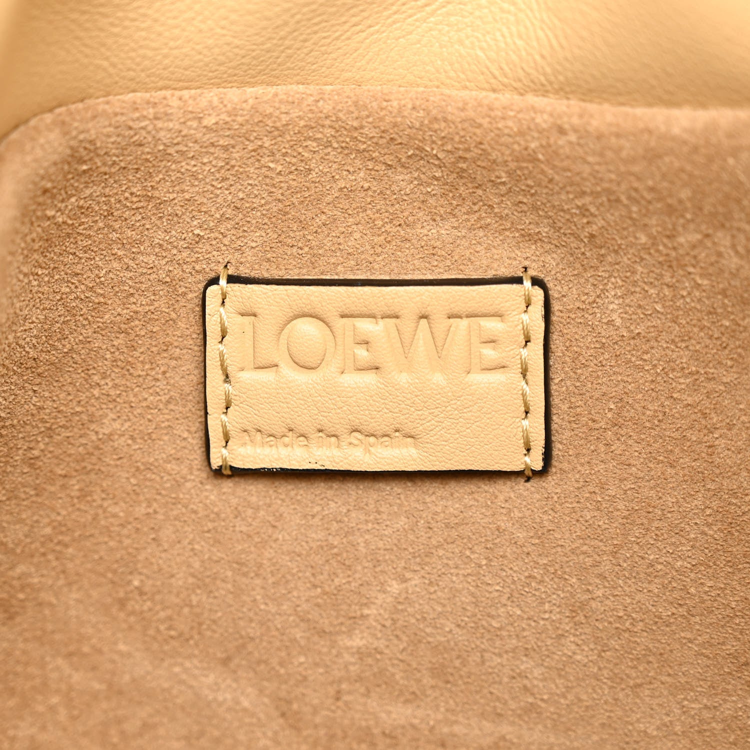 Loewe Nappa Flamenco Knot Clutch Dark Butter 6 of 9