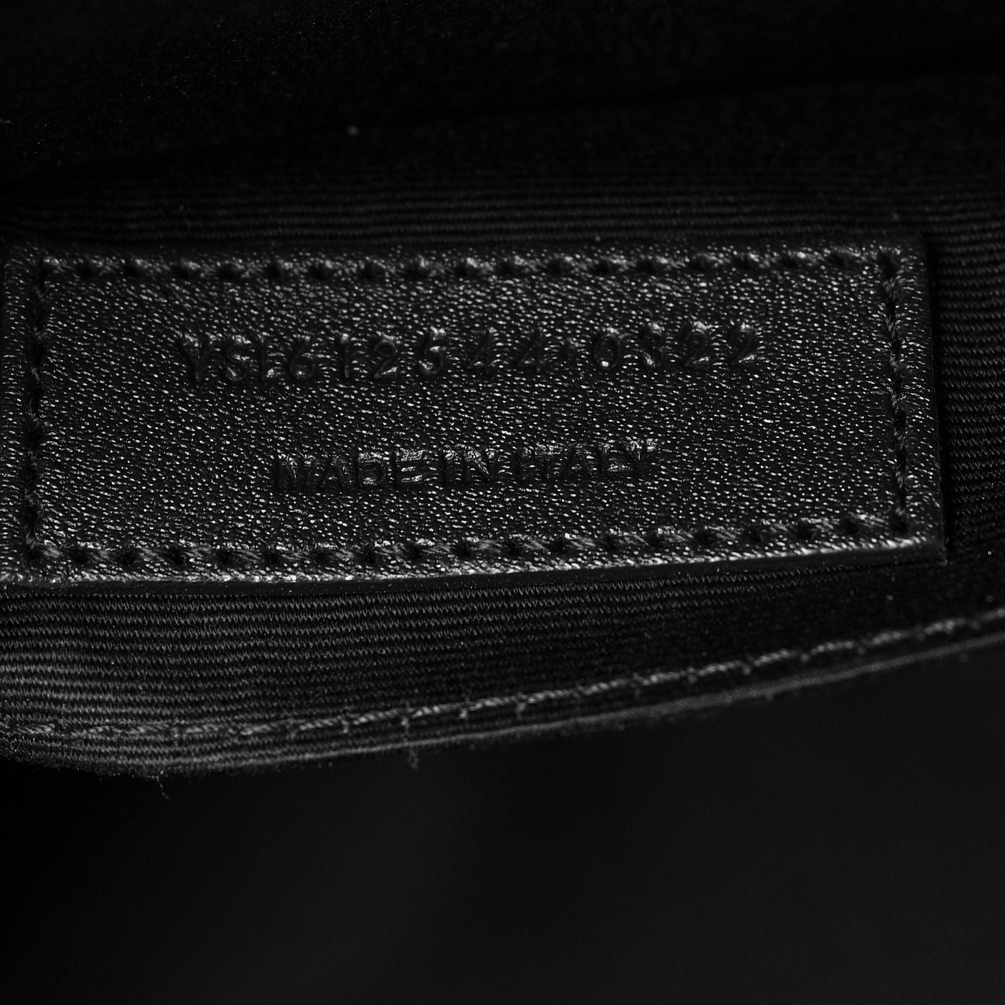 Calfskin Matelasse Monogram Lou Camera Bag Black