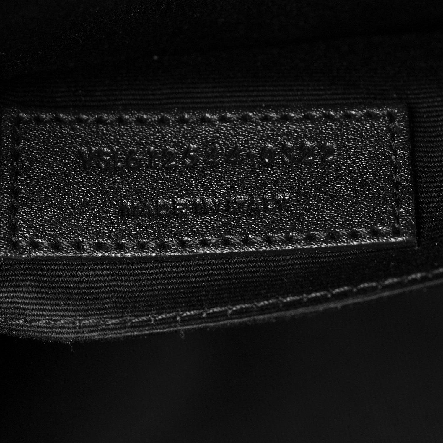 Saint Laurent Calfskin Matelasse Monogram Lou Camera Bag Black 7 of 10