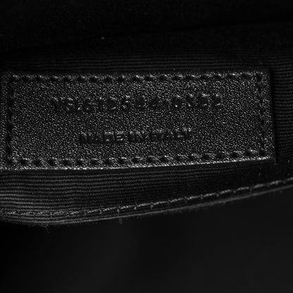 Saint Laurent Calfskin Matelasse Monogram Lou Camera Bag Black 7 of 10