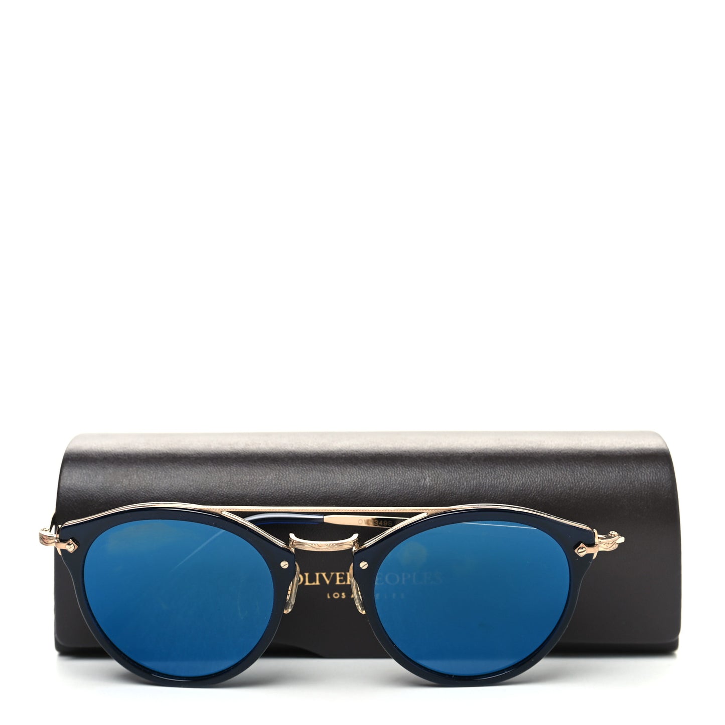 Acetate Remick Round Sunglasses Black