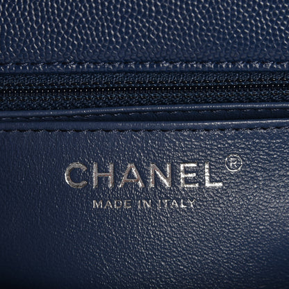 Chanel Caviar Quilted Mini Rectangular Flap Blue 7 of 8