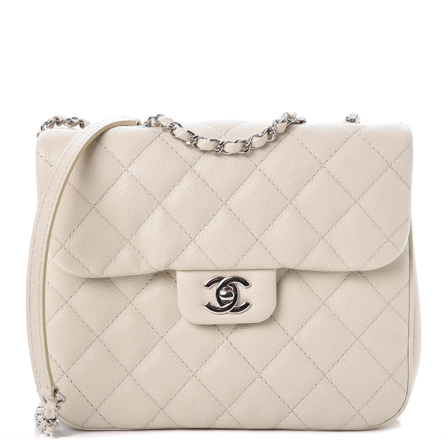 Chanel Caviar Quilted Medium Urban Companion Flap White 1 of 9