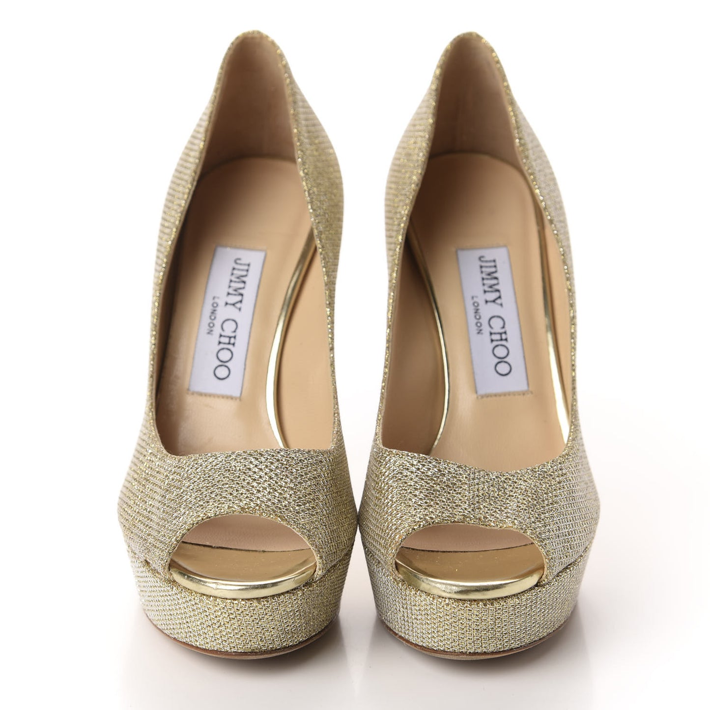 Lame Glitter Dahlia Pumps 35 Gold