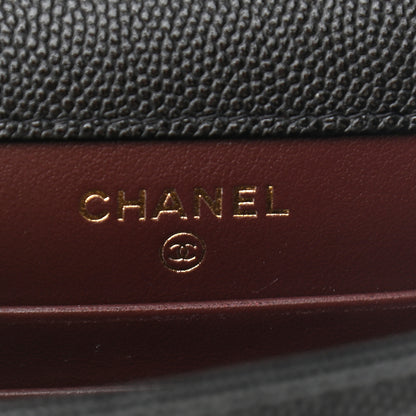 Chanel Caviar Quilted Classic Phone Holder Black 6 of 12