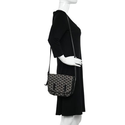 Goyard Goyardine Belvedere PM Messenger Bag Black 2 of 14