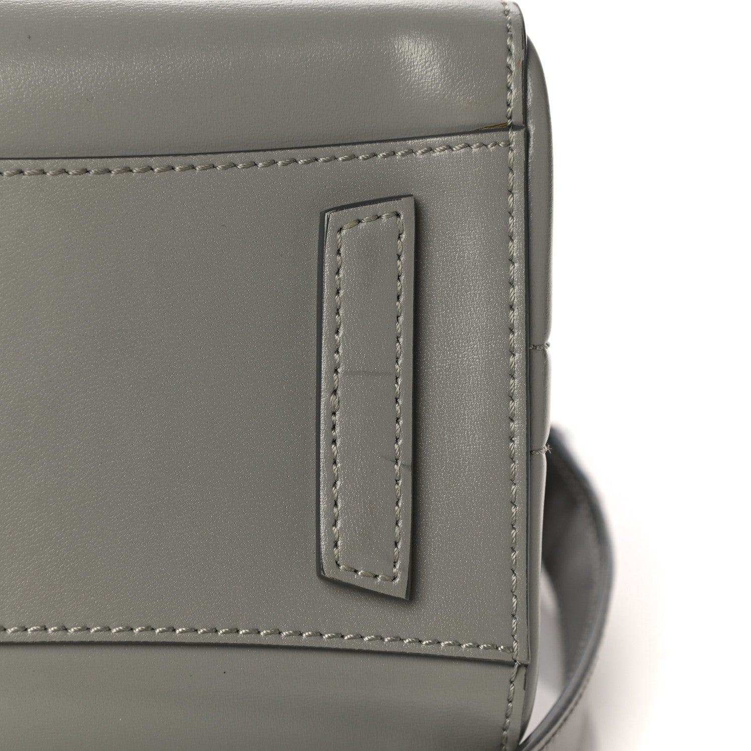 Givenchy Shiny Lord Calfskin Mini Antigona Pearl Grey 12 of 17