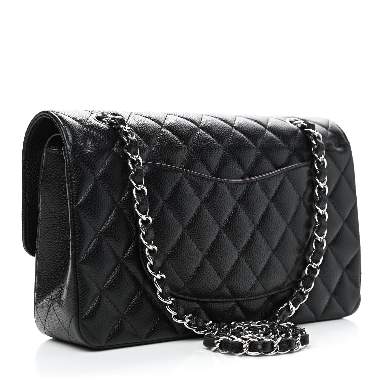 Chanel Caviar Quilted Medium Double Flap Black 3 of 9