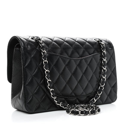 Chanel Caviar Quilted Medium Double Flap Black 3 of 9