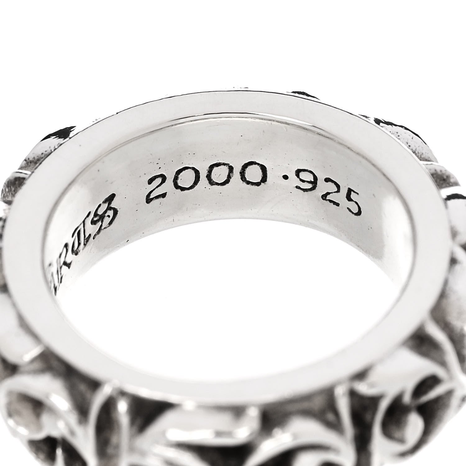 Chrome Hearts Sterling Silver Eternity Vine Band Ring 49 5 6 of 6
