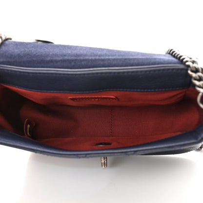 Chanel Grained Calfskin Archi Chic Flap Navy 5 of 15