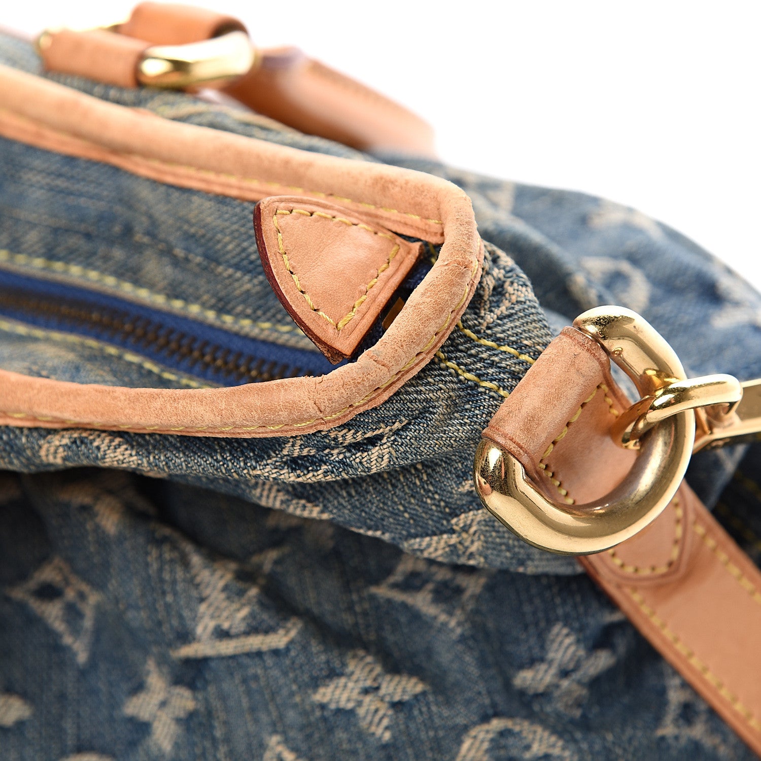 Louis Vuitton Denim Neo Cabby MM Blue 13 of 16