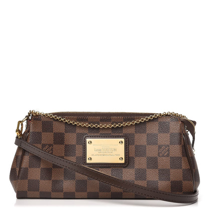 Louis Vuitton Damier Ebene Eva Clutch 1 of 8