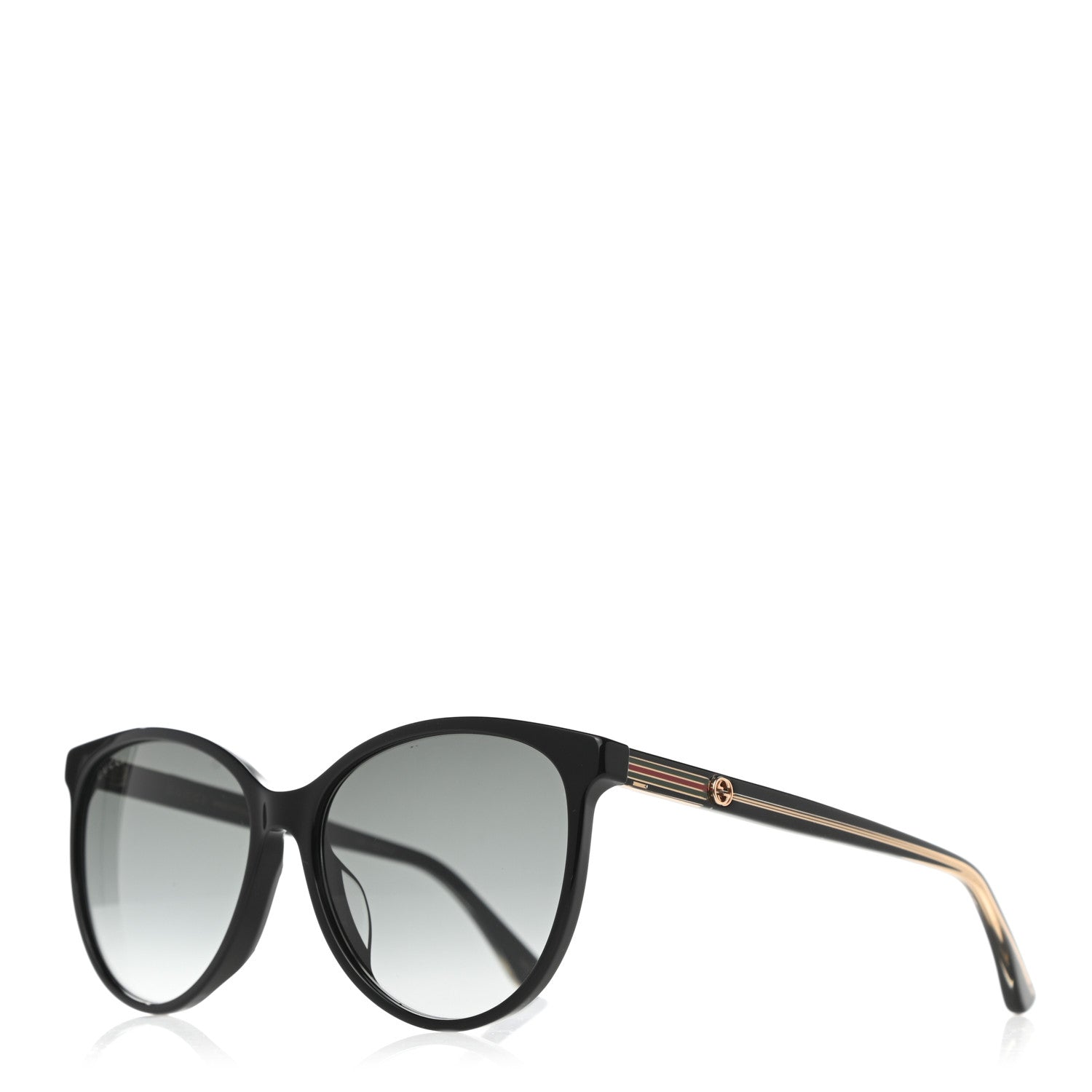 Gucci Web Sunglasses GG GG0377SK Black 1 of 7