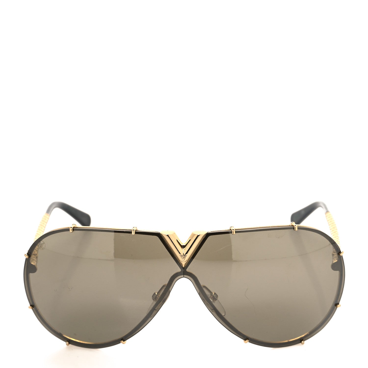 Louis Vuitton LV Drive Sunglasses Z0896E Gold 2 of 7