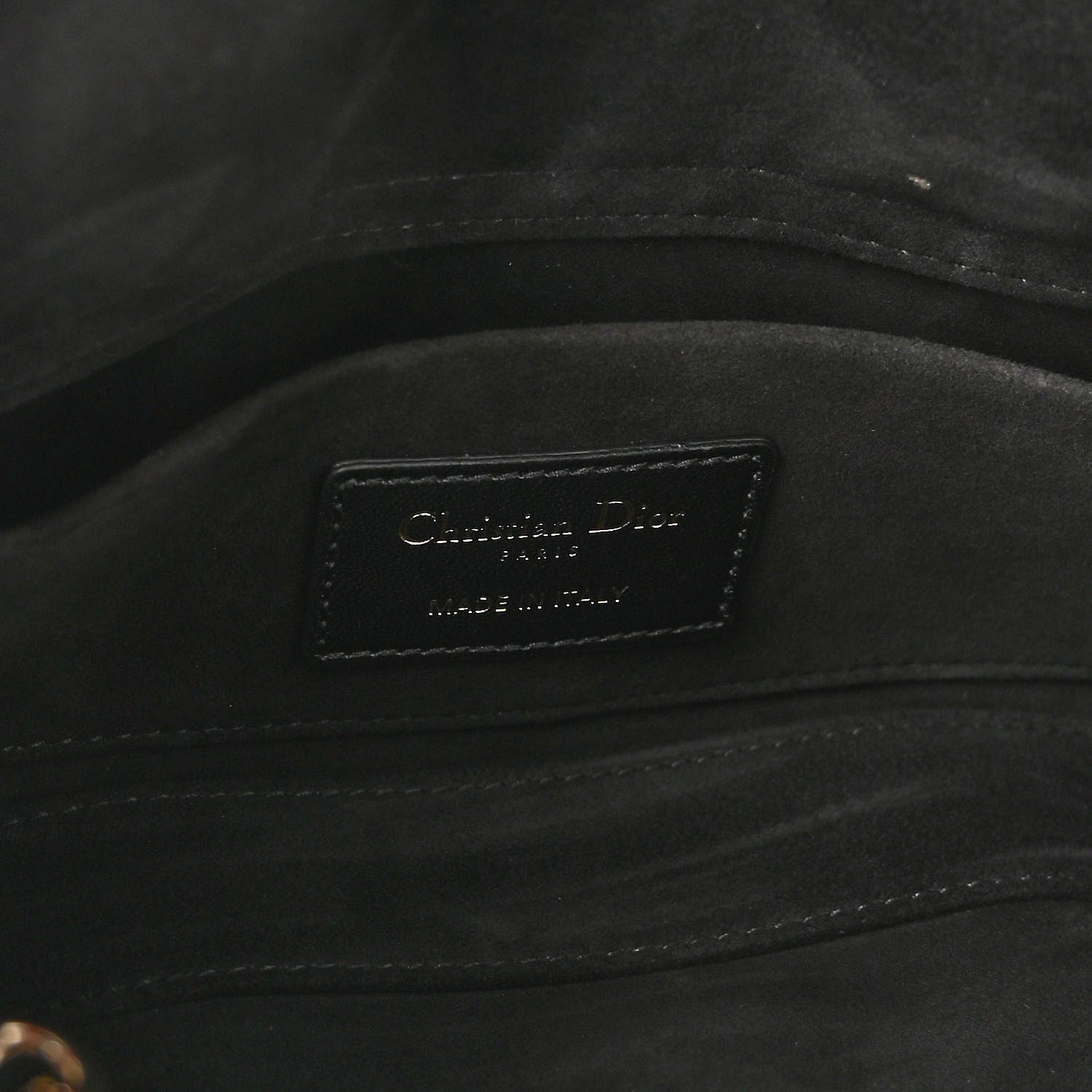 Christian Dior Lambskin Cannage Small Lady D-Joy Black 6 of 9