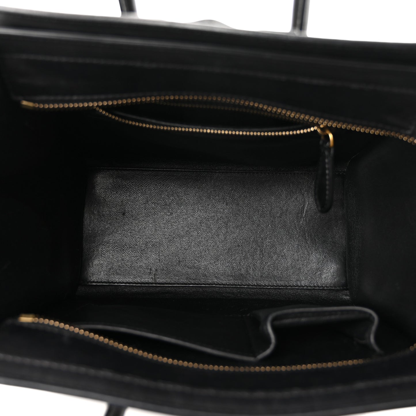 Elephant Calfskin Suede Micro Tri-Color Luggage Sand
