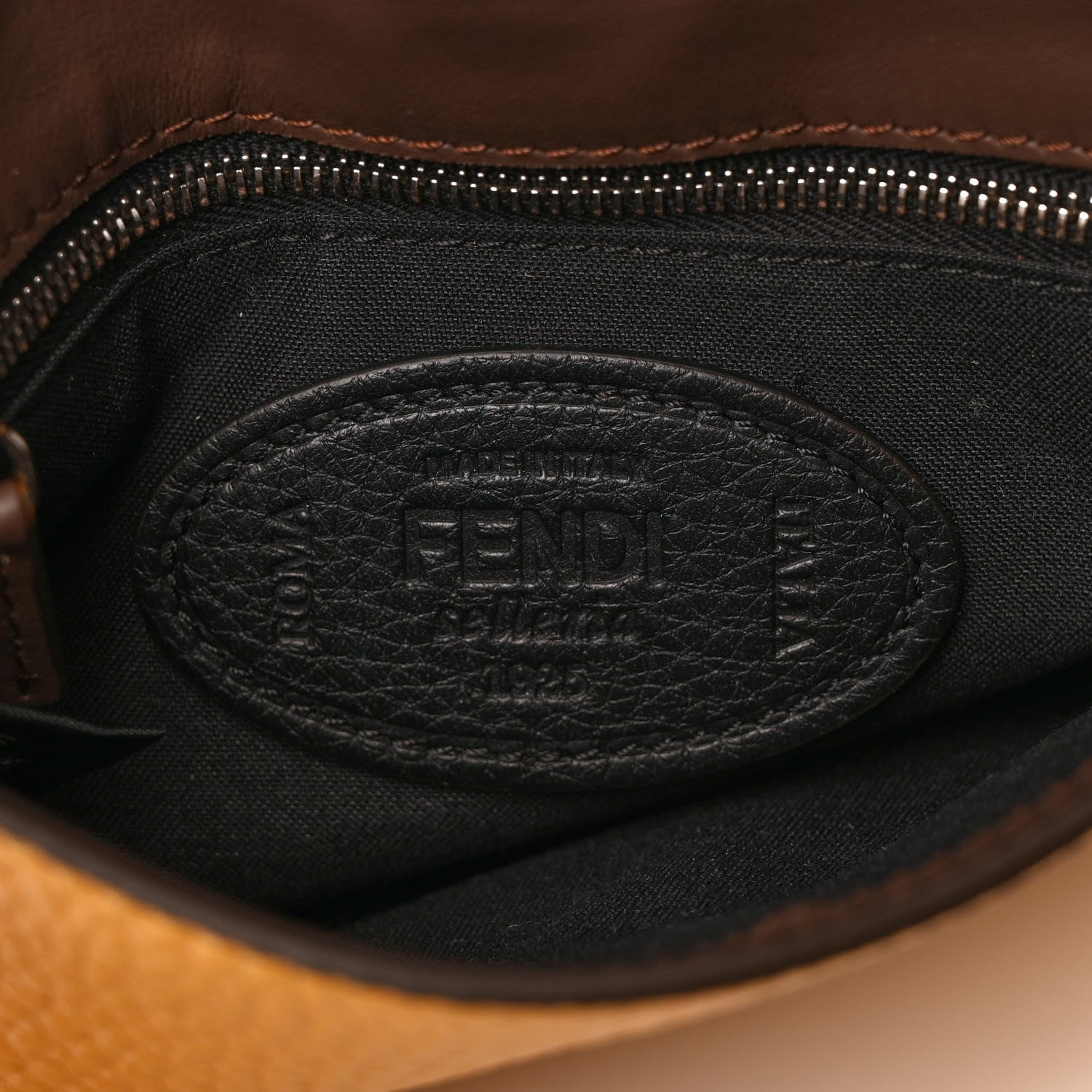 Fendi Cuoio Romano Selleria Baguette Belt Pouch Giallo Fendi 6 of 9