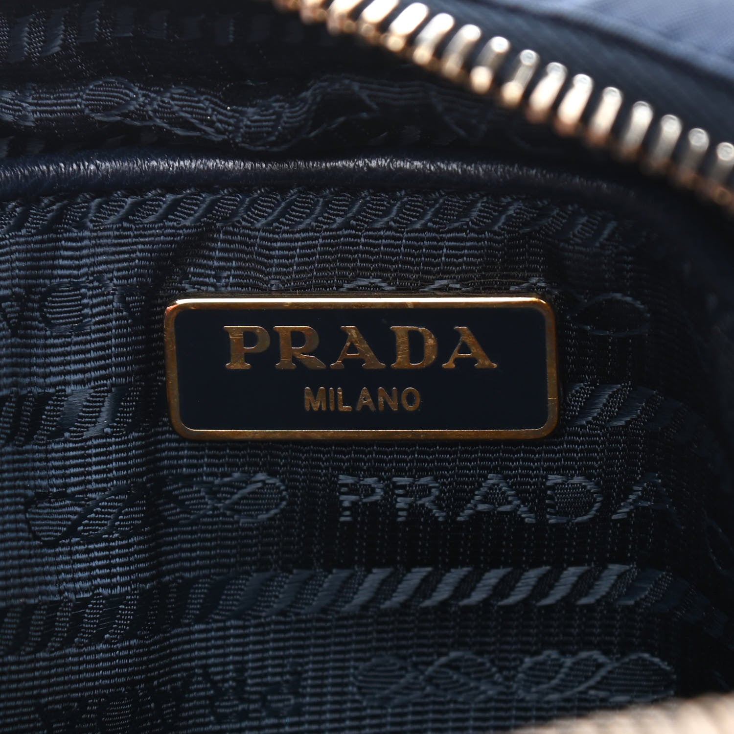 Prada Tessuto Nylon Bow Camera Bag Baltico 6 of 9
