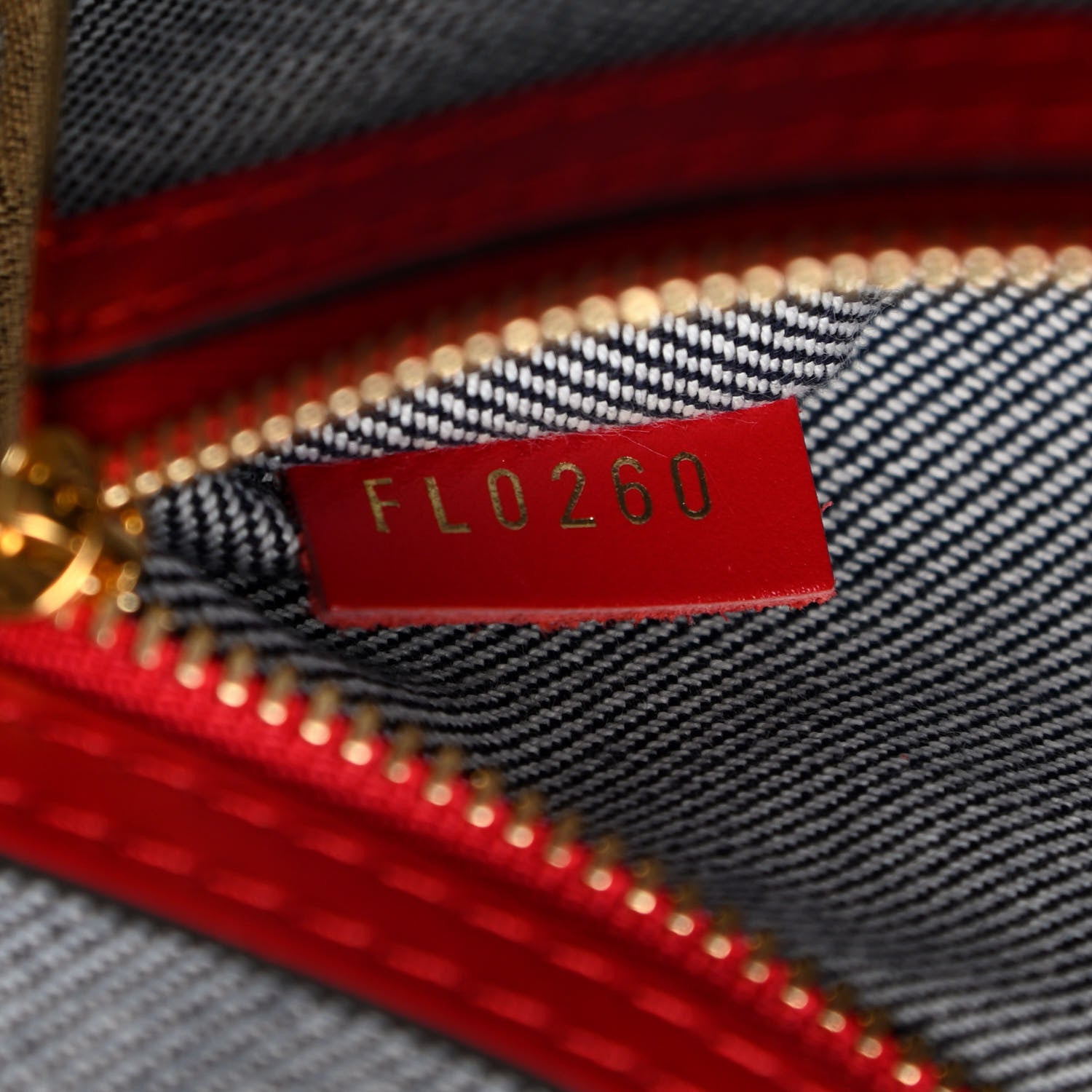 Louis Vuitton Denim Damier Monogram Onthego Blue Rouge 7 of 13