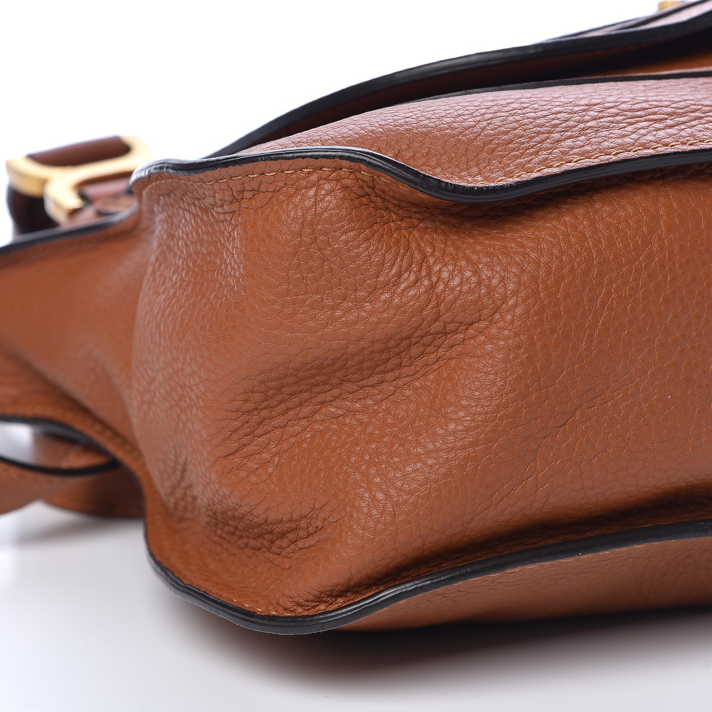 Calfskin Medium Marcie Satchel Tan