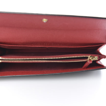 Fendi Zucca Spalmati Vitello Elite Simply Continental Wallet Tobacco Mattone 5 of 10