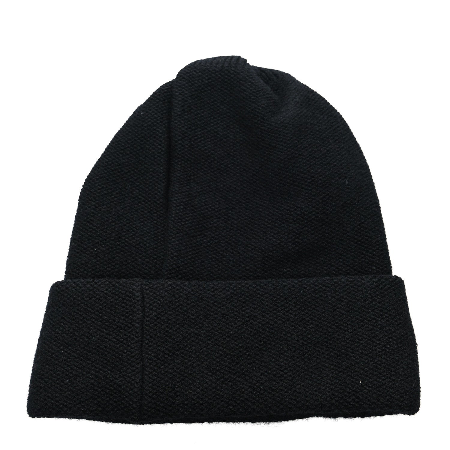 Chanel Cashmere CC Beanie Hat Black 2 of 4