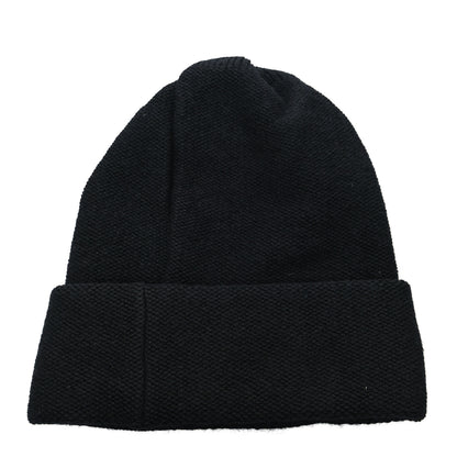 Chanel Cashmere CC Beanie Hat Black 2 of 4