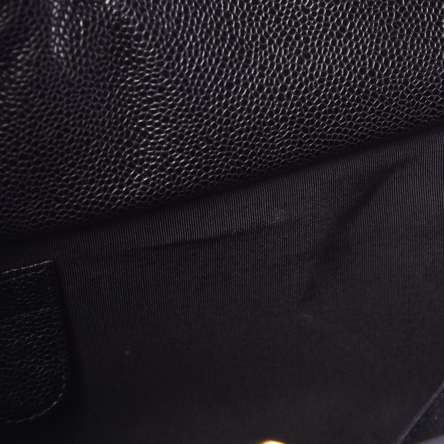 Caviar Quilted CC Tote Black